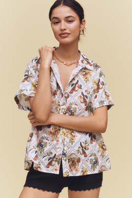 Maeve The Henrietta Buttondown Surf Shirt By