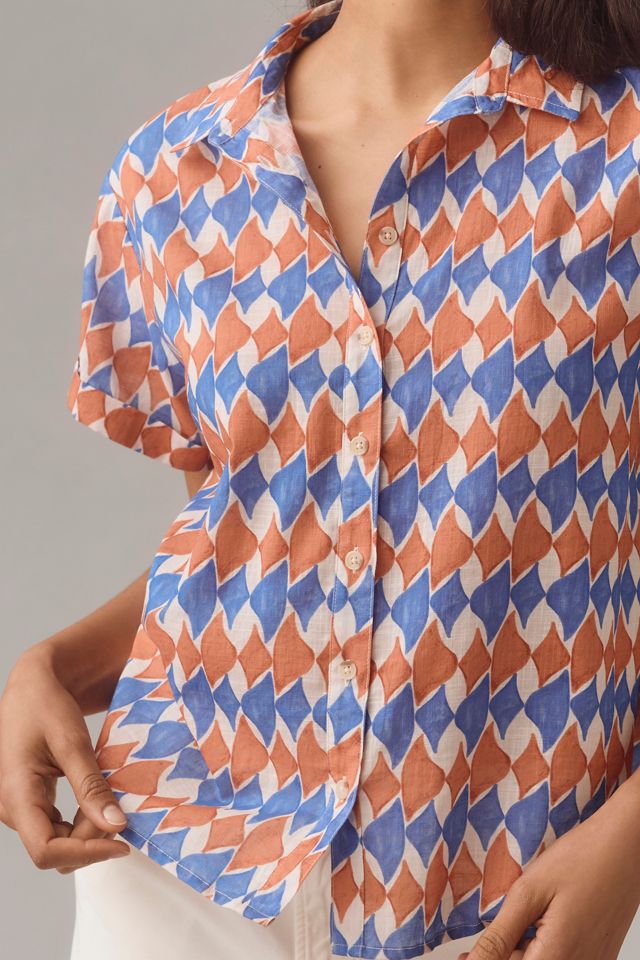 Dune Waves Button Down Shirt