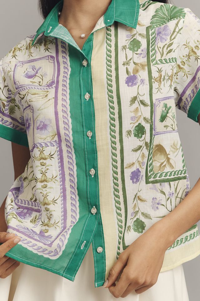 The Henrietta Buttondown Surf Shirt by Maeve #1