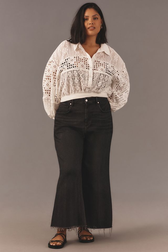 Pilcro Cutwork Bubble-Sleeve Shirt #6
