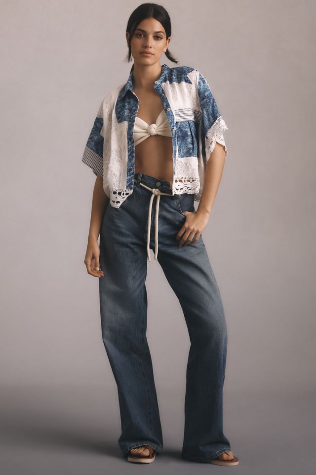 Pilcro Patchwork Cabana Shirt #2