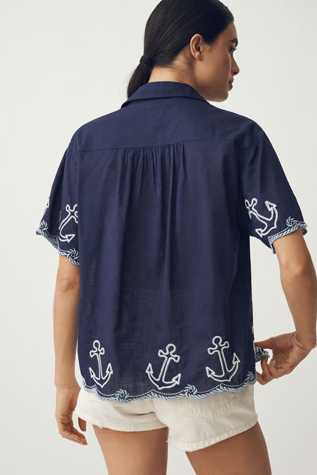 La Chemise de Surf Henrietta Buttondown par Maeve #1