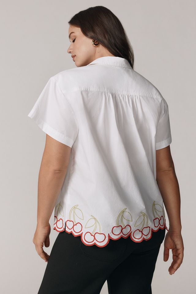 The Henrietta Buttondown Surf Shirt by Maeve: Cherry Edition #5