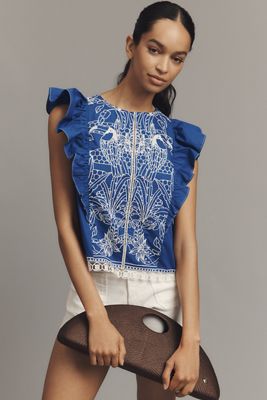 Anthropologie - DADAページ By Anthropologie Braided Bubble-Hem Tank Top | Anthropologie