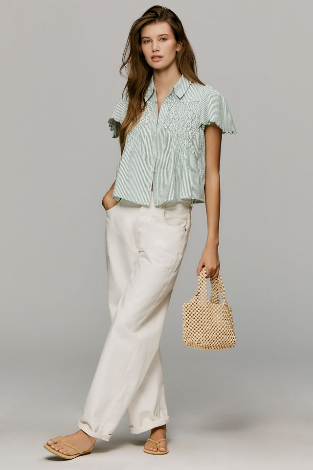 Maeve Cotton Scalloped Swing Top #2
