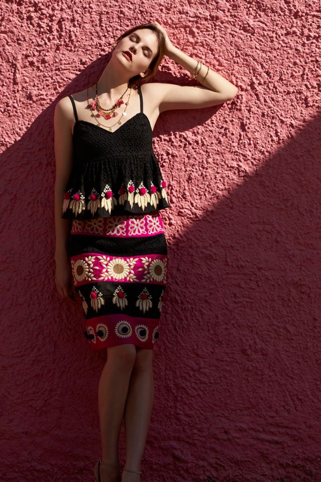 Embroidered Catrina Tank #3