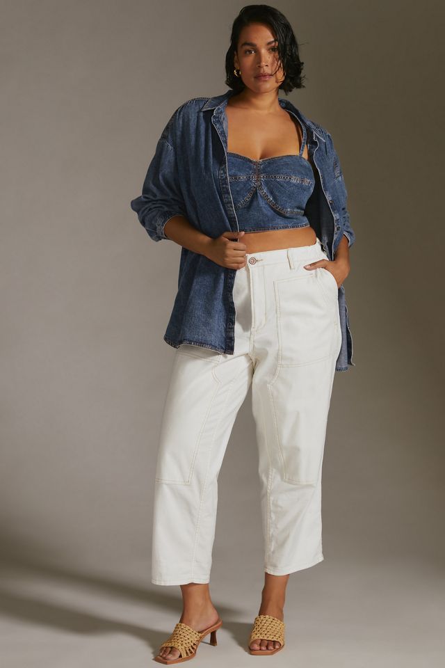 Long-Sleeve Denim Shirt #9