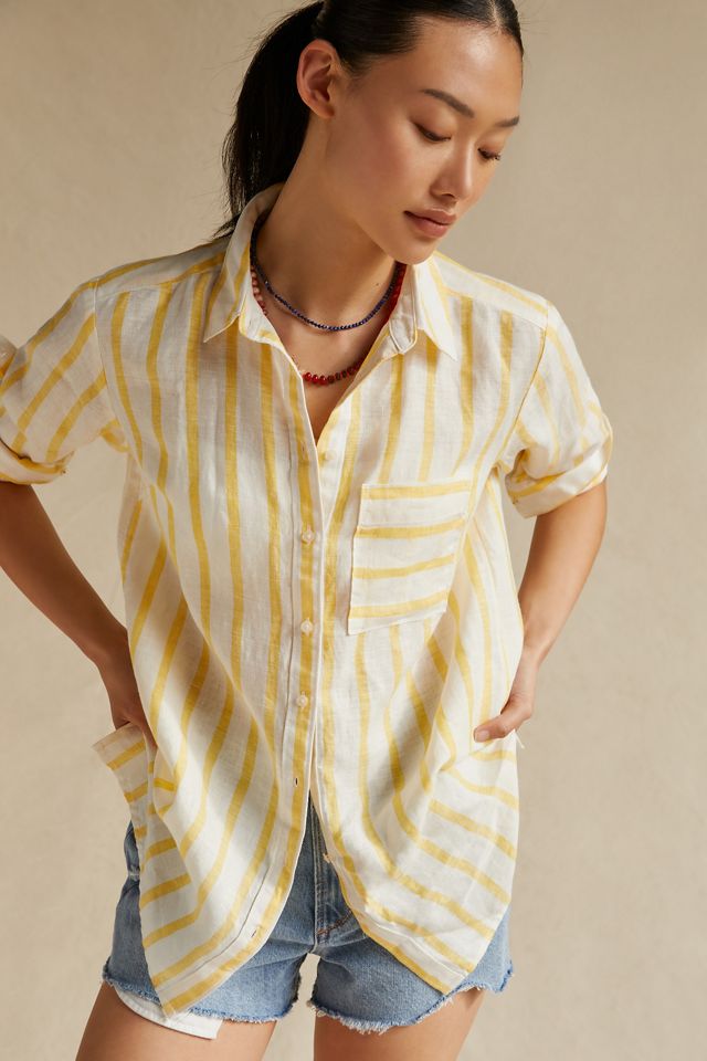 Maeve High-Low Buttondown #5