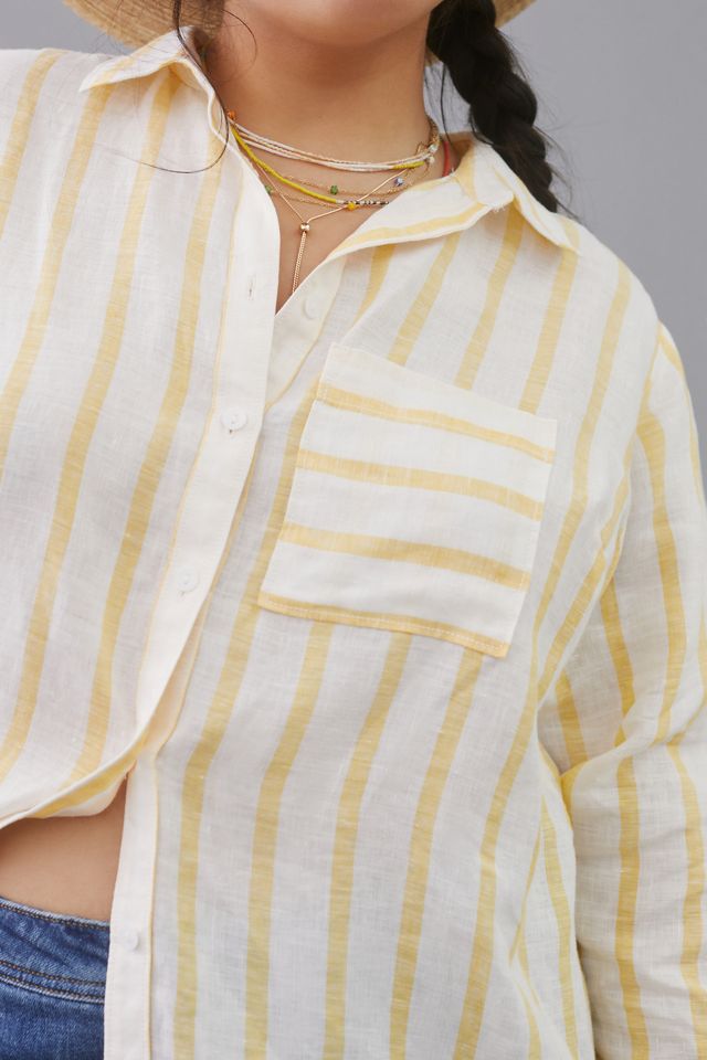 Maeve High-Low Buttondown #9