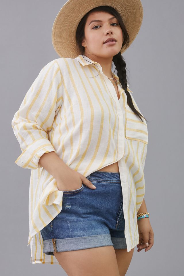 Maeve High-Low Buttondown #6