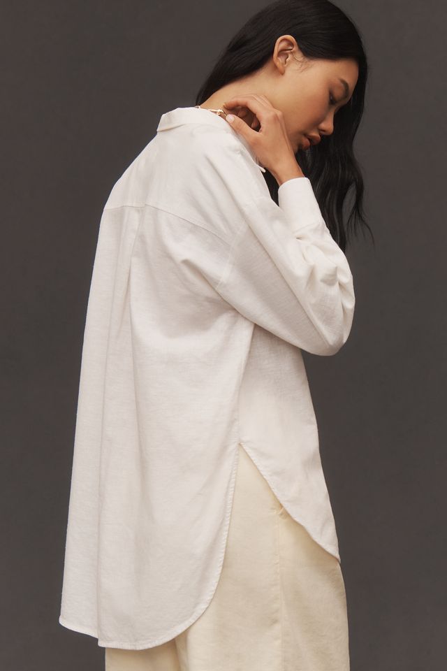 The Bennet Buttondown Shirt by Maeve: Linen Edition