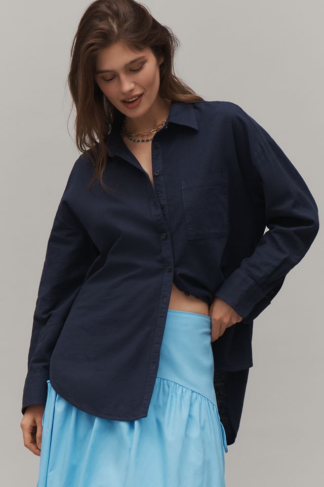 The Bennet Buttondown Shirt by Maeve: Linen Edition #2