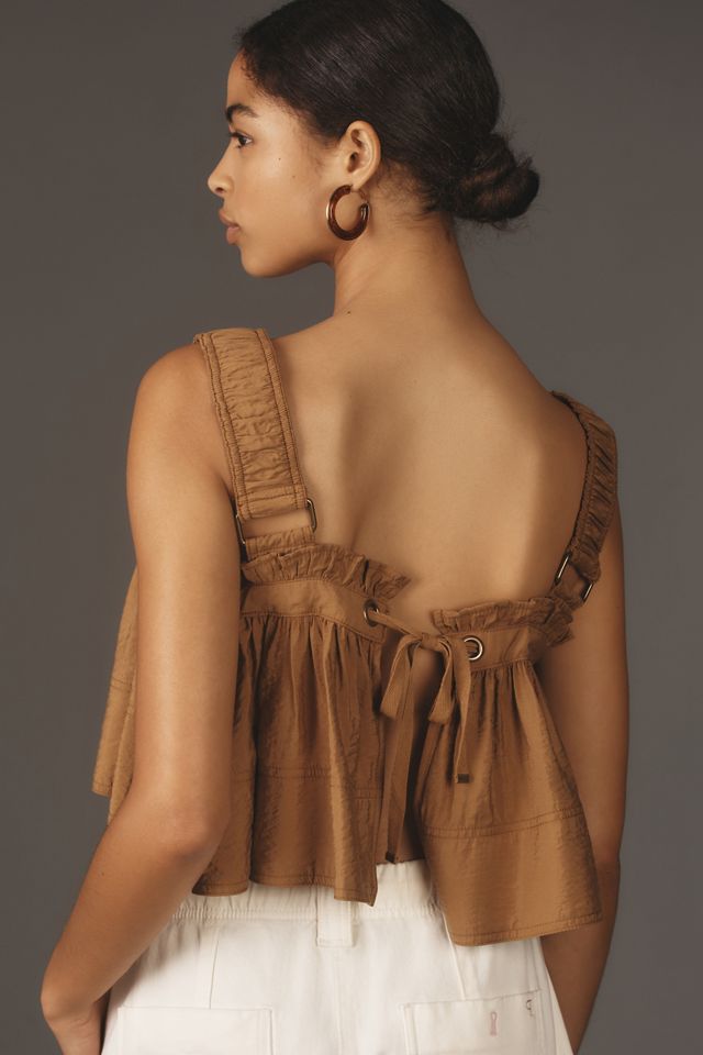 Pilcro Cropped Swing Tank #1