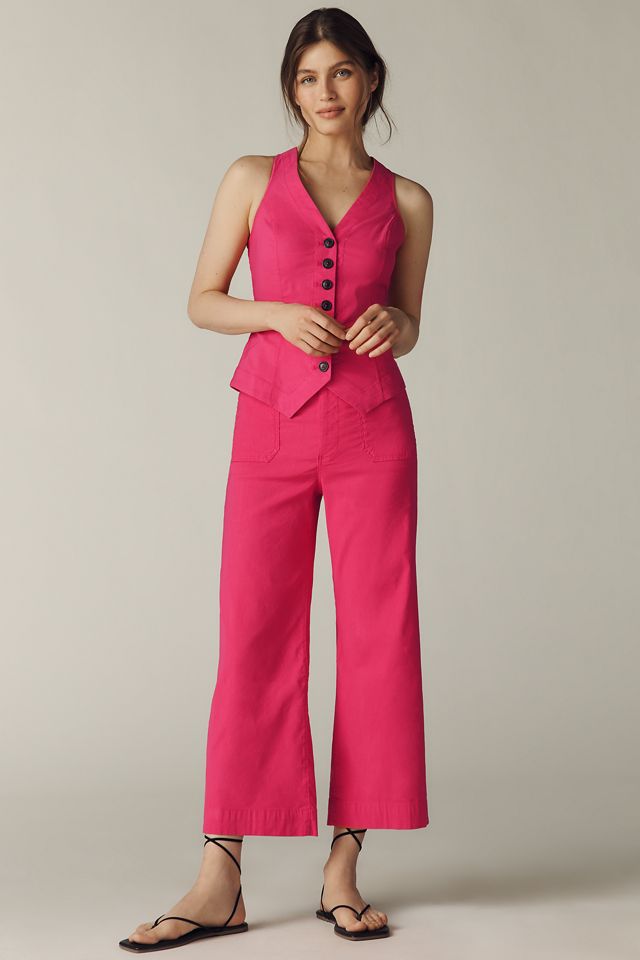 Halsey Slim Button-Front Vest #3