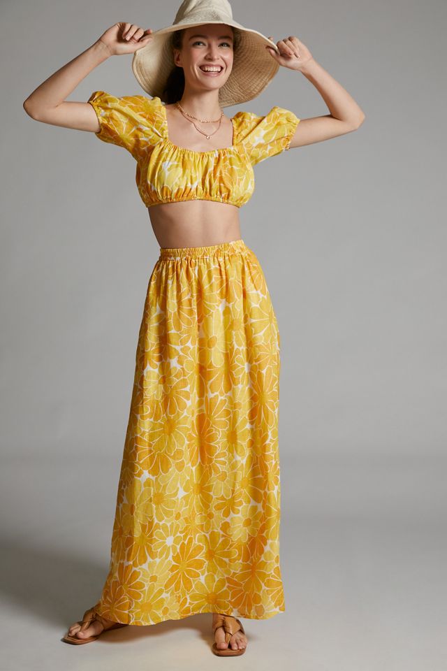 Faithfull Puff-Sleeve Crop Top #4