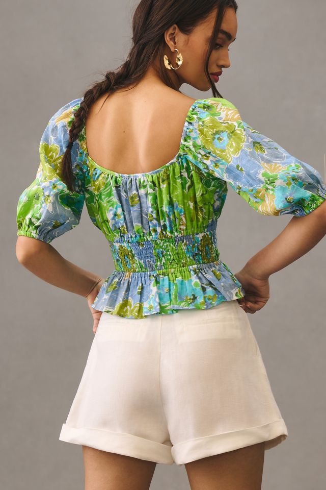 Faithfull Kinsley Linen Top #3