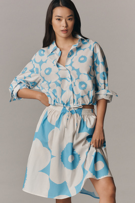 Marimekko Poiminnot Unikko A-line Knee-length Skirt