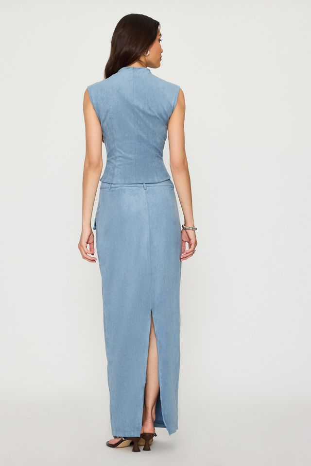 Odd Muse Faux-Suede Sleeveless Top #5