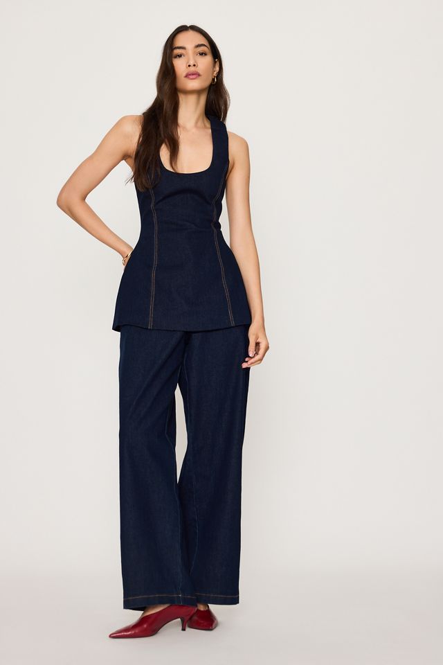 Haut en denim volumineux Odd Muse #1