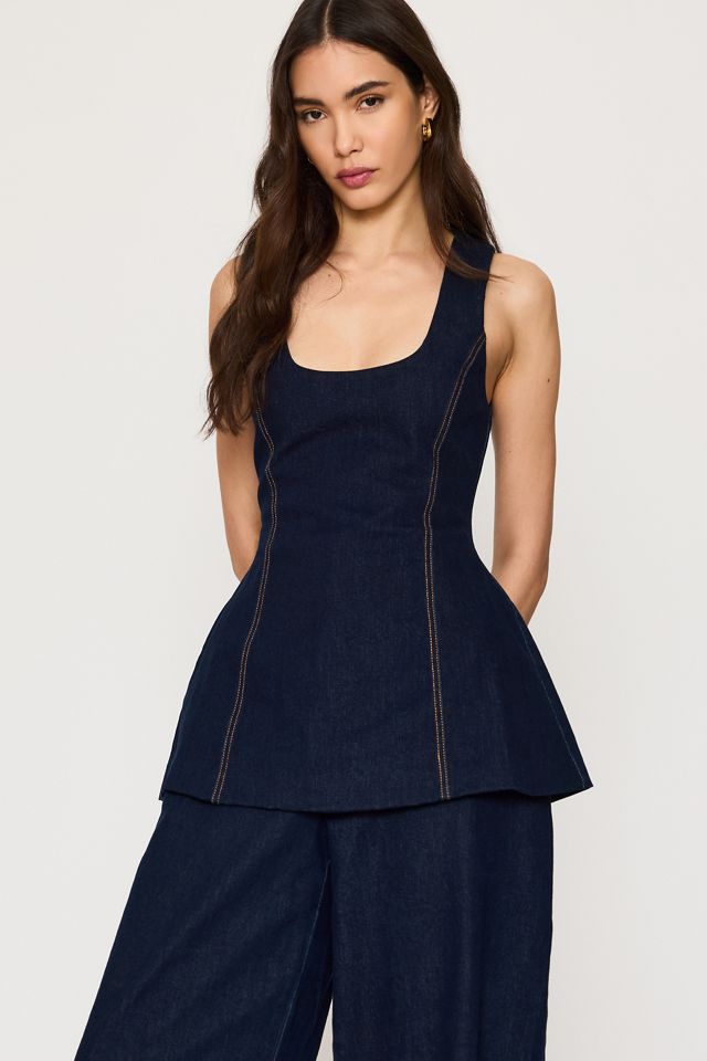 Haut en denim volumineux Odd Muse #2