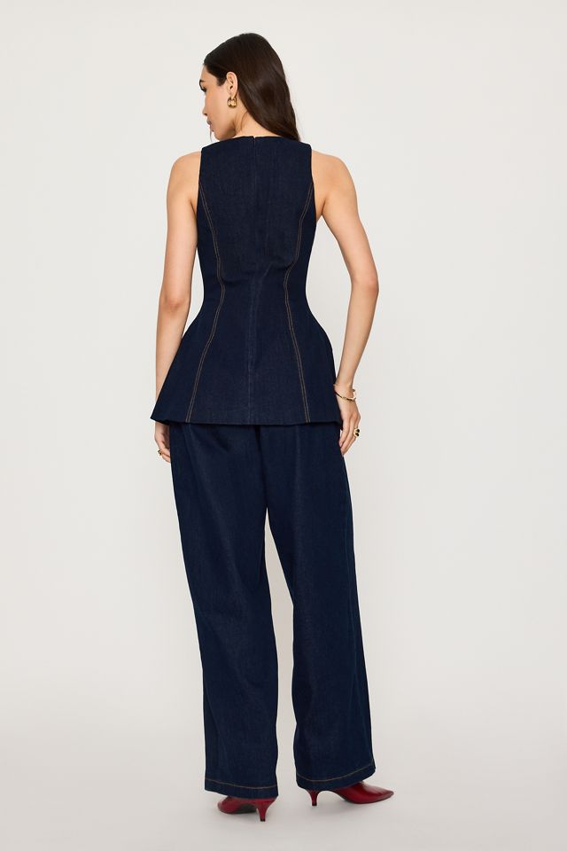 Haut en denim volumineux Odd Muse #4