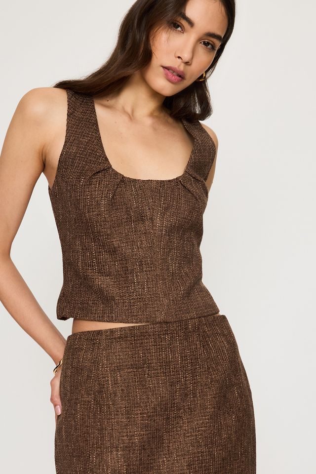 Top Senza Maniche in Tweed Odd Muse #2