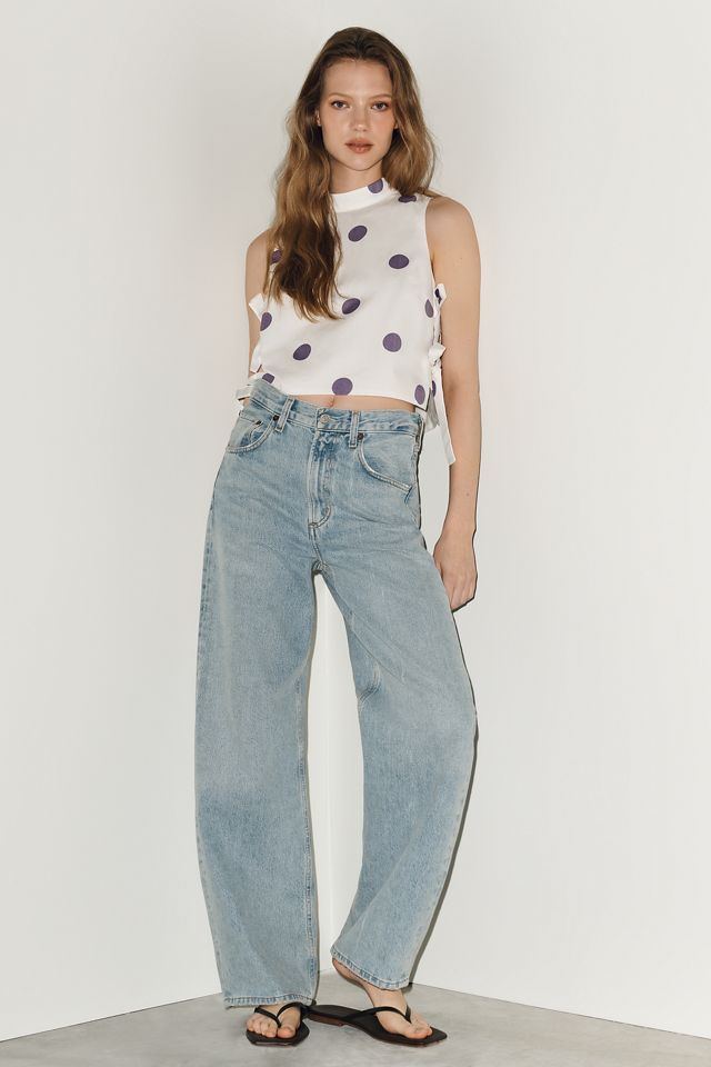 Love Wednesday 
Cotton Polka Dot Shell Top #1