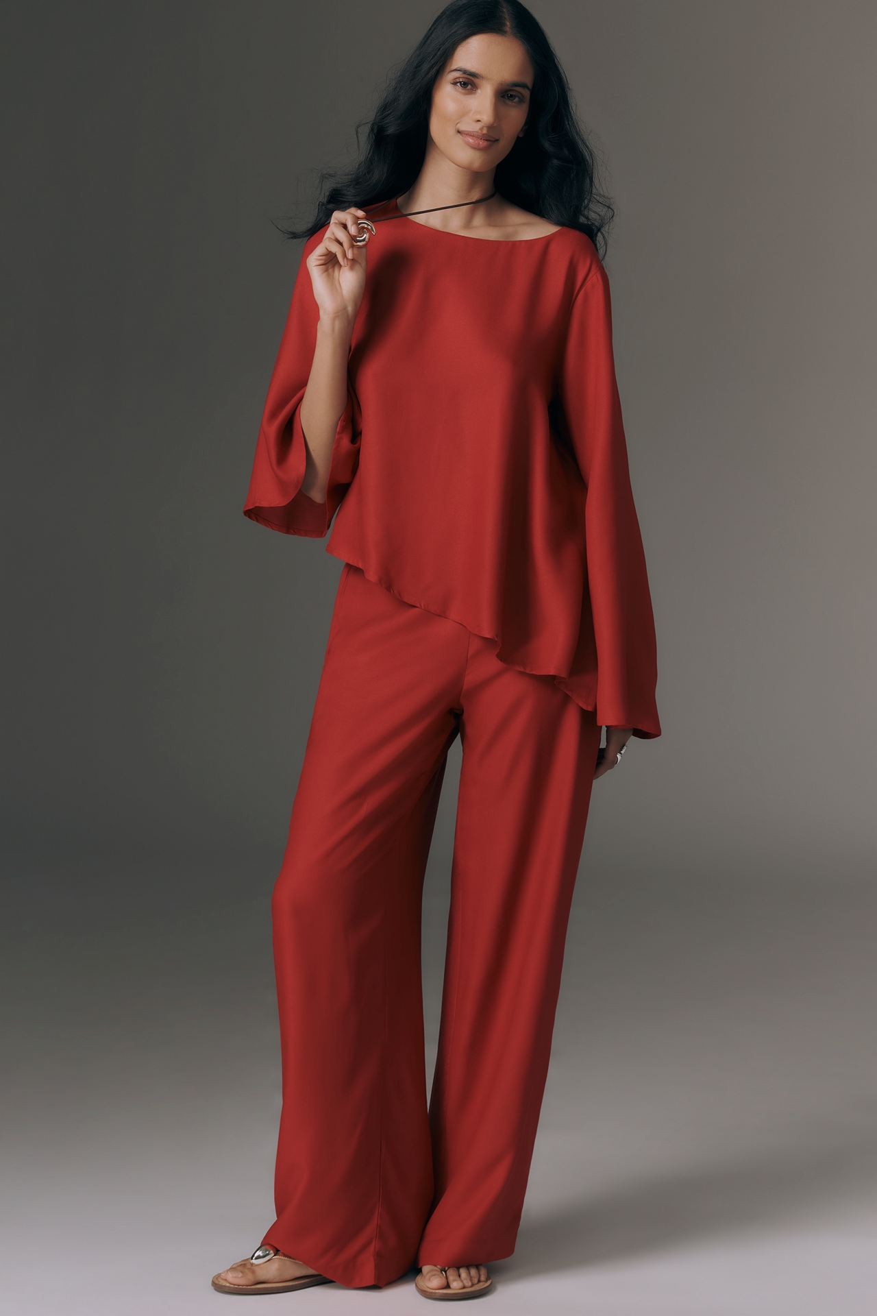 Cacay Bell Sleeve Blouse