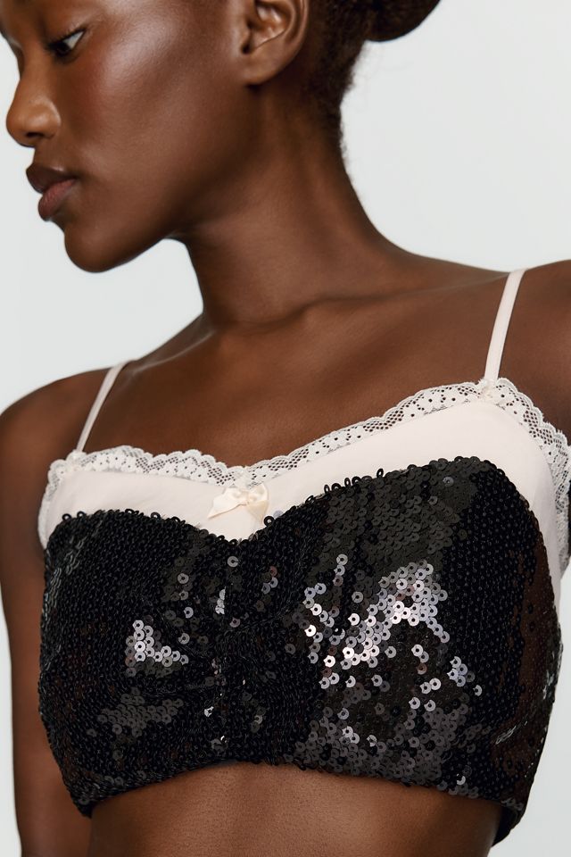 Elevator Disco Sweetheart Cropped Blouse #1