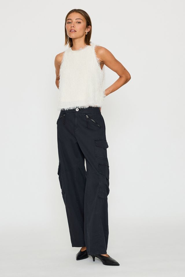 By Anthropologie Fringed Halter Top #1