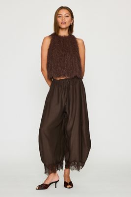 By Anthropologie Fringed Halter Top