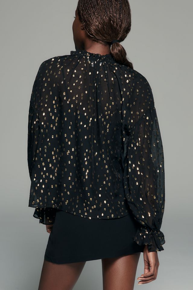 Rebecca Taylor Tiana Silk Blend Blouse #1