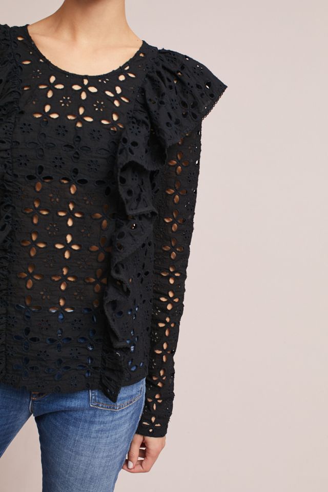 Ruffled Eyelet Blouse #2