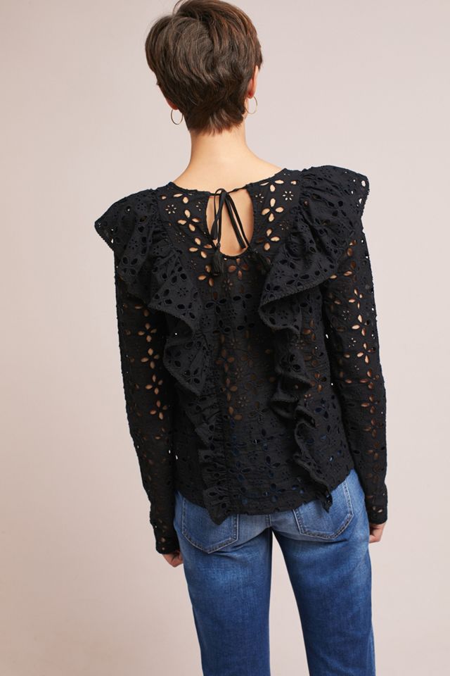 Ruffled Eyelet Blouse #3