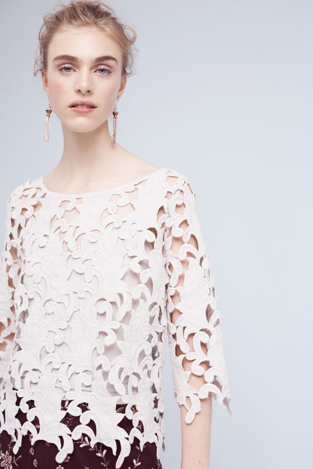 Guipure Lace Top