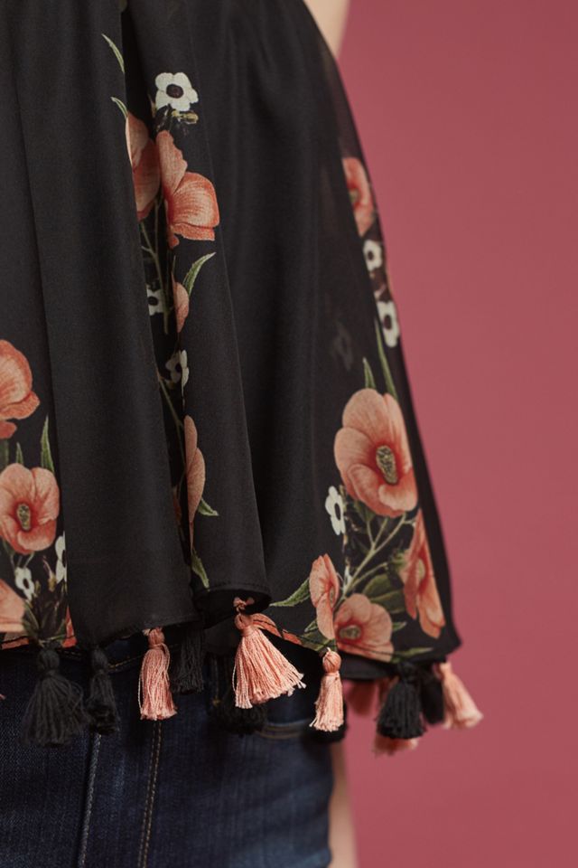 Floral Tasseled Cami #1
