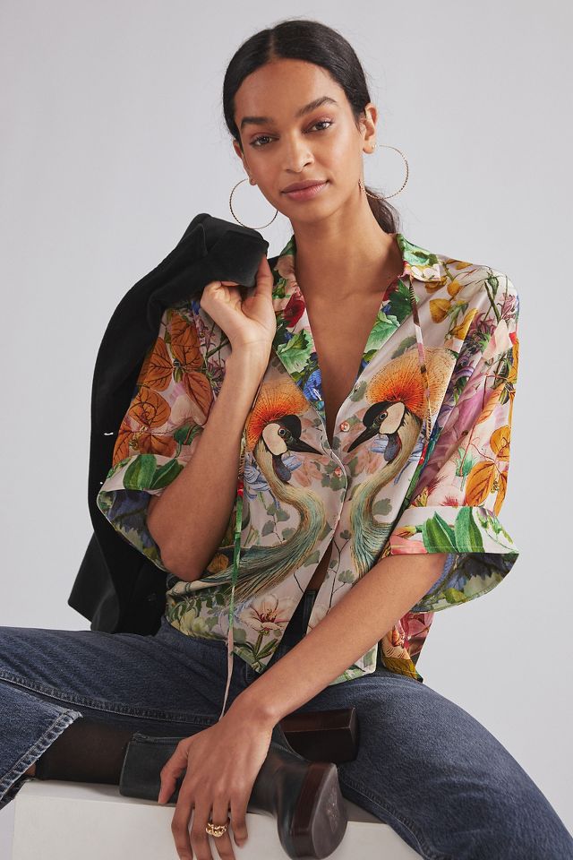 Carolina K Crane Buttondown