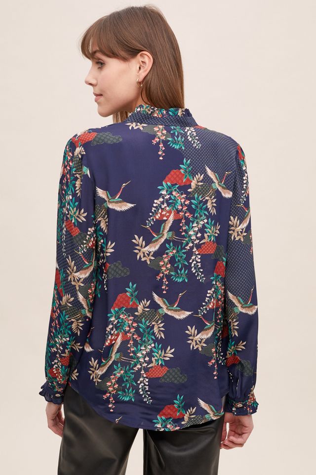 Chemise à volants et imprimé animal Kachel #2