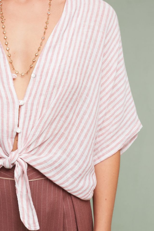 Rails Derby Tie-Front Top #1