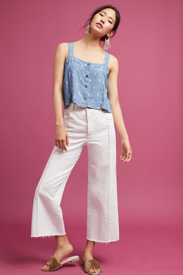 Rails Chambray Button Front Top #3
