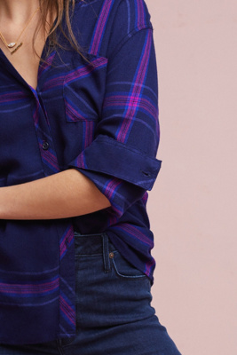 Manteau Anders Plaid De La Marque Rails - Taille M - Neuf Avec étiquettes - Style Décontracté Chic