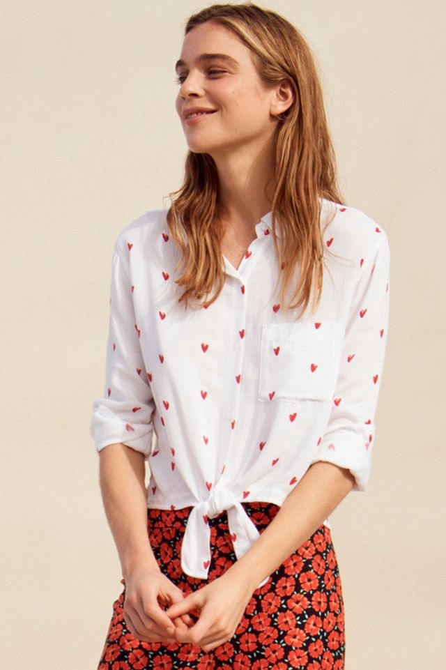 Rails Heart-Printed Blouse #4