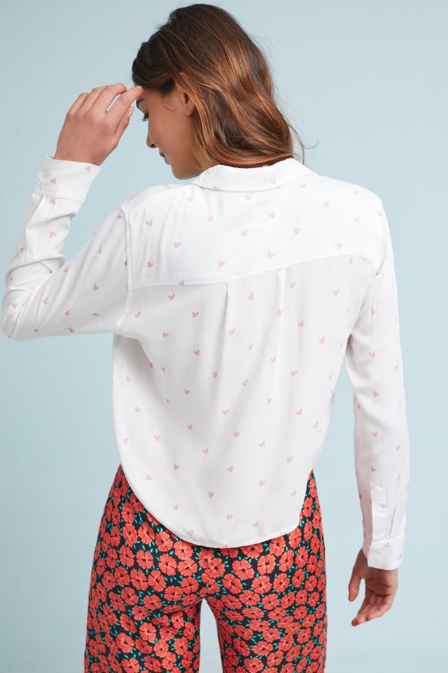 Rails Heart-Printed Blouse #1