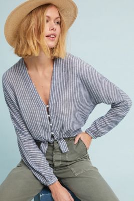 Rails Seersucker Striped Buttondown