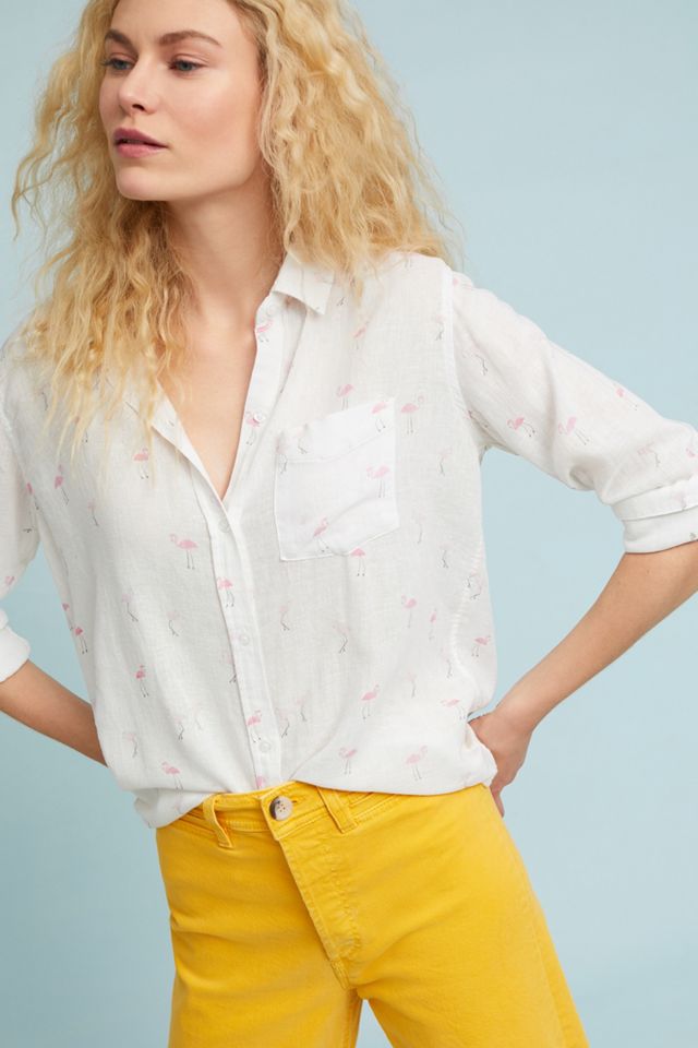 Rails Flamingo Buttondown #2