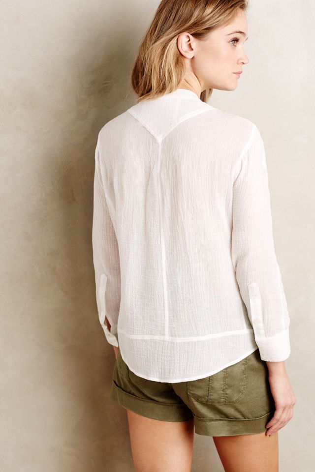 Dockside Gauze Henley #1