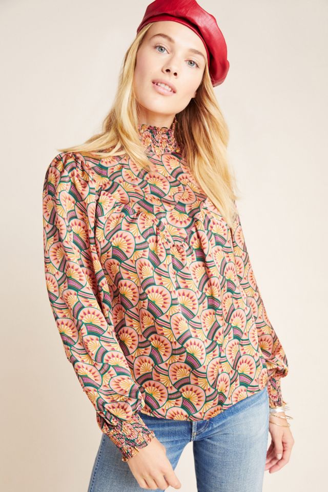 Sylvia Smocked Blouse #2