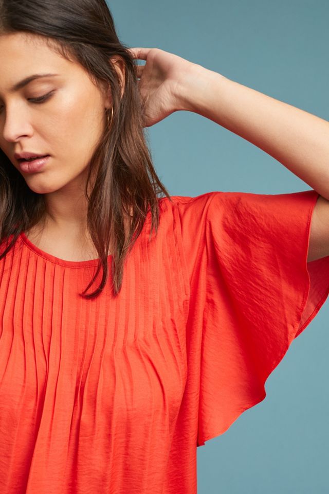 Giulia Flutter-Sleeve Blouse #2