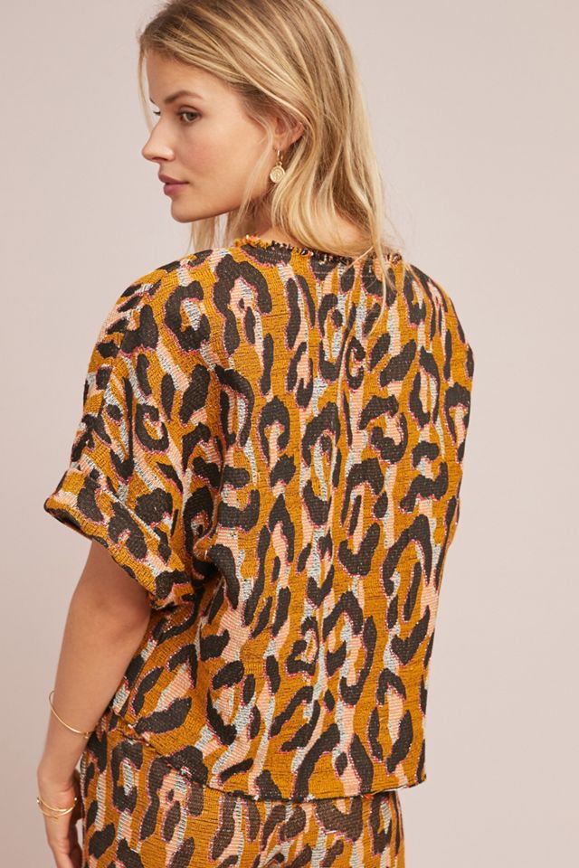 Leopard Structured Top #1