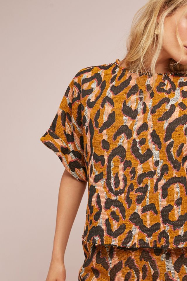 Leopard Structured Top #2